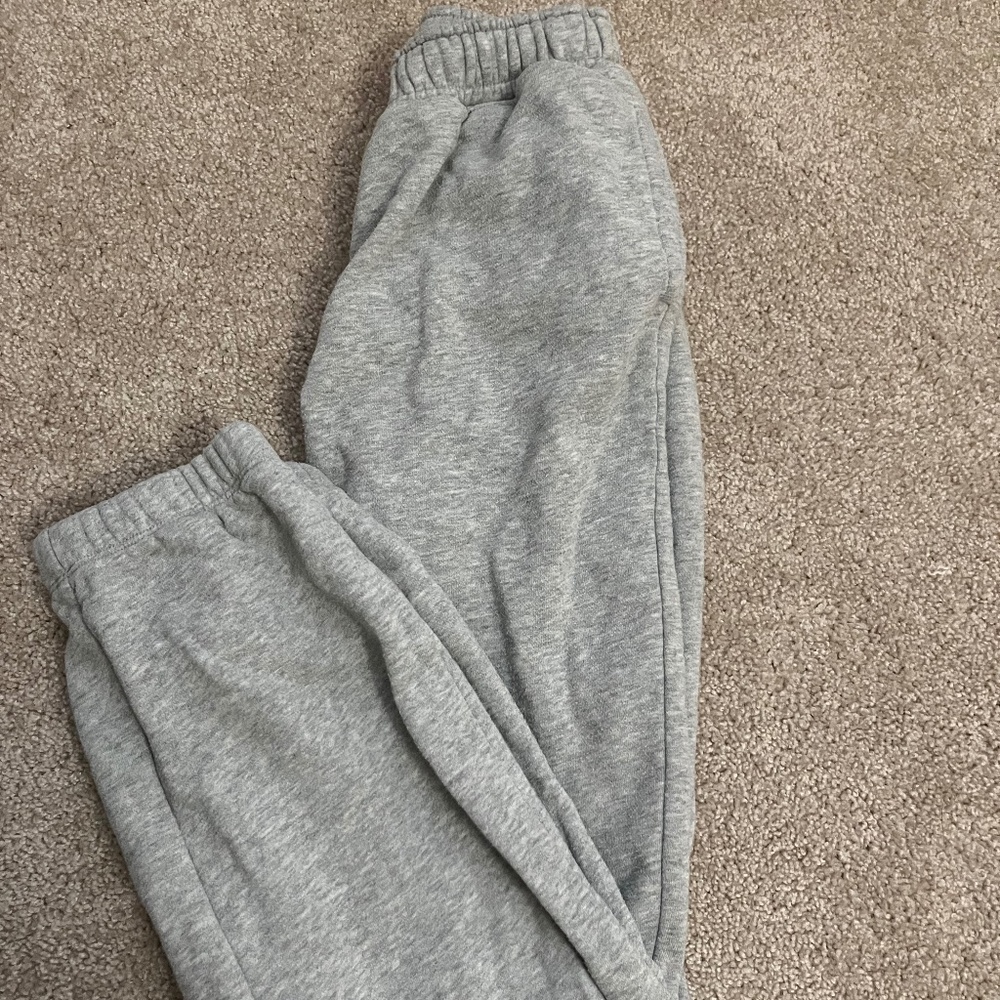 Girls Grey Comfy Sweatpants